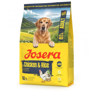 JOSERA Medi/Maxi Chicken & Rice - trockenfutter für Hunde - 3kg