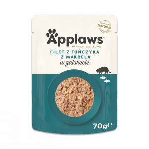 APPLAWS Tuna Fillet with Mackerel in Jelly - nassfutter für Katzen - 70g