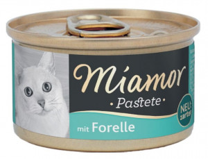 MIAMOR Pastete Trout - nassfutter für Katzen - 85g