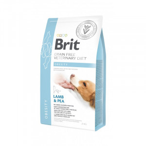 BRIT Grain Free Vet Diets Dog Obesity - Trockenfutter für Hunde - 2 kg