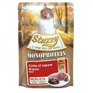 STUZZY Monoprotein Beef - nassfutter für Katzen – 85 g