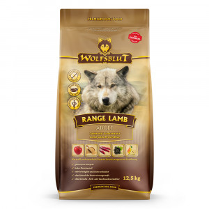 WOLFSBLUT Range Lamb Lamb with rice - trockenfutter für Hunde - 12,5kg