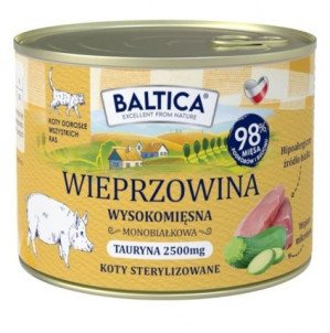 BALTICA Smaki regionów Pork - nassfutter für Katzen - 185g