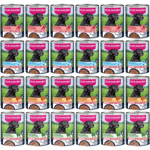 EUKANUBA Life Care Senior MIX Sorten - Nassfutter für Hunde - 24x400