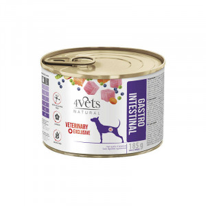 4VETS Natural Gastro Intestinal Dog - Nassfutter für Hunde - 185 g