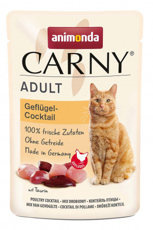 ANIMONDA Carny Adult Poultry cocktail - nassfutter für Katzen - 85g