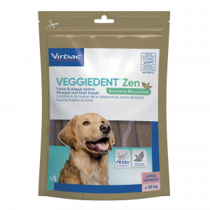 VIBRAC Veggiedent Fresh L - leckerli für hunde - 500g