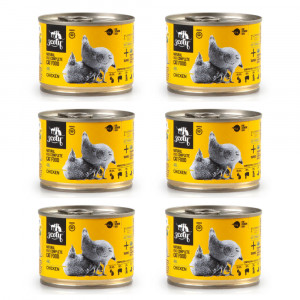 3COTY 48. Chicken with spirulina - nassfutter für Katzen - 6x180g