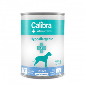 CALIBRA VD Dog Hypoallergenic Insect&Salmon - Nassfutter für Hunde - 400g