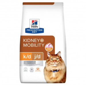 HILL'S PD K/D Niere + Mobility Huhn - Trockenfutter für Katzen - 3kg