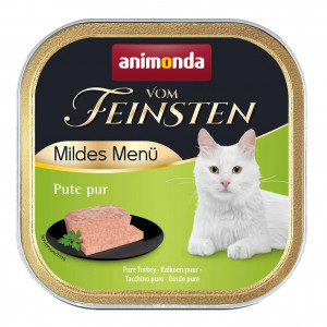 ANIMONDA Vom Feinsten Mildes Menu Turkey - nassfutter für Katzen - 100g