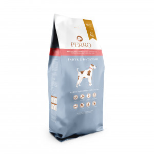 PERRO Turkey with sweet potatoes Medium and large breeds - trockenfutter für Hunde - 12kg