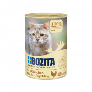 BOZITA Hühnerpastete - Nassfutter für Katzen - 400g