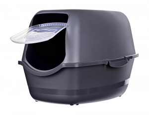 DIAMENTIQ BAYA anthracite - Katzentoilette - 55,5 x 40 x 38,7 cm