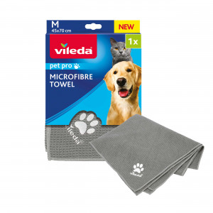 Vileda PET PRO M Mikrofaser-Haustierhandtuch