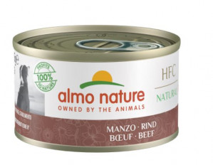  ALMO Nature HFC NATURAL Rindfleisch - Nassfutter für ausgewachsene Hunde - 95 g
