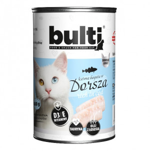 BULTI Rich in cod - nassfutter für Katzen - 400g