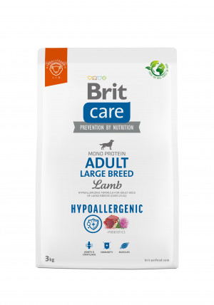 BRIT Care Hypoallergenic Adult Large Breed Lamb - Trockenfutter für Hunde - 3 kg
