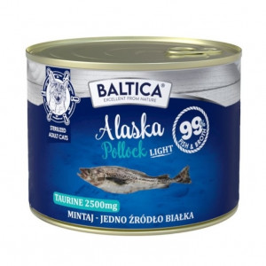 BALTICA Excellent Mono Pollock Light - nassfutter für Katzen - 185g
