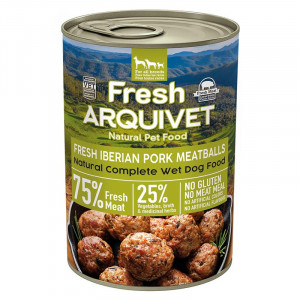 ARQUIVET Fresh Iberian Pork Meatballs - nassfutter für Hunde - 400g