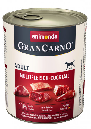 animonda GranCarno multi meat cocktail Rind, Huhn, Spiel, Herz, Truthahn Adult 800 g