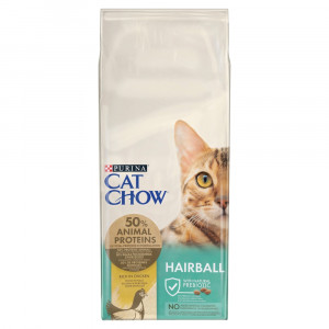PURINA Cat Chow Hairball Control Chicken - trockenfutter für Katzen - 15kg