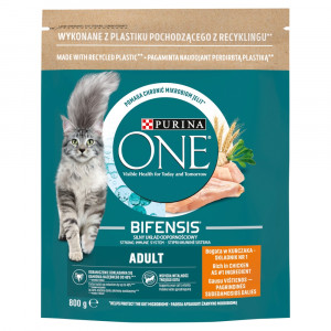 PURINA One Bifensis Adult - Trockenfutter für Katzen - 800 g 