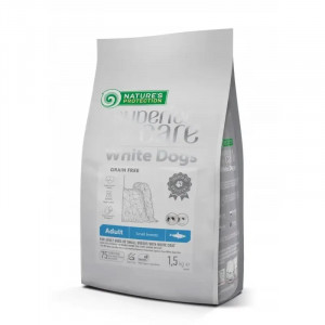 NATURE'S PROTECTION Superior Care White dog Small breeds Herring - trockenfutter für Hunde - 1,5kg