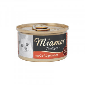 MIAMOR Meat pâté with poultry and liver - Katze behandeln - 85g