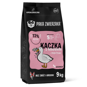 PAKA ZWIERZAKA Puppy Duck with salmon S - trockenfutter für Hunde - 9kg