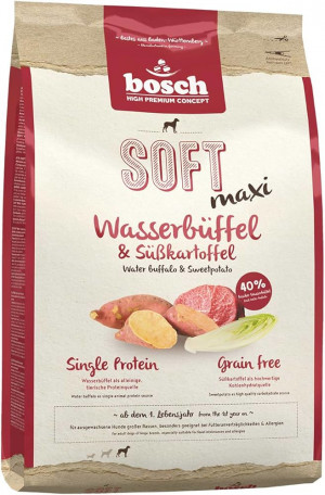 BOSCH Soft Maxi Water buffalo and sweet potatoes - trockenfutter für Hunde - 2,5kg