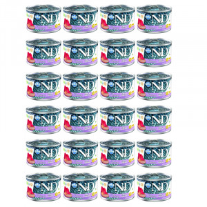 FARMINA N&D Cat Natural Thunfisch&Garnele- Nassfutter für Katzen - 24x140 g