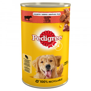 Pedigree 5900951015854 Hunde-Dosenfutter Rind Adult 1,2 kg