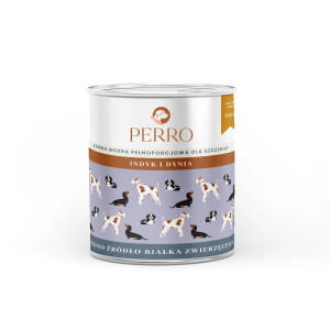 PERRO Junior Turkey and pumpkin - Nassfutter für Hunde - 850g