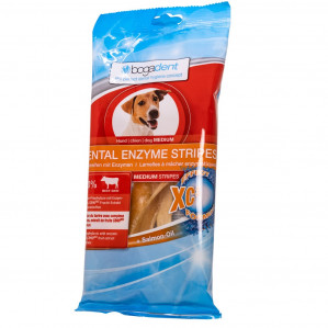 BOGAR Bogadent Dental enzyme stripes Medium Beef - leckerli für hunde - 100g