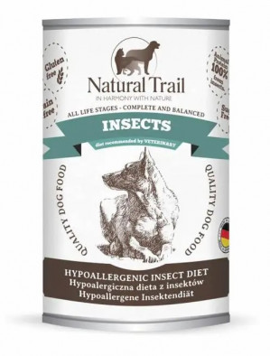 NATURAL TRAIL Dog Insects - Nassfutter für Hunde - 350g