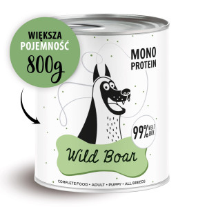 PAKA ZWIERZAKA Pepe Wild Boar - Nassfutter für Hunde - 800g