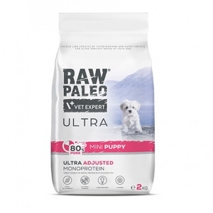 RAW PALEO Ultra Mini Puppy Pork - trockenfutter für Hunde - 2kg