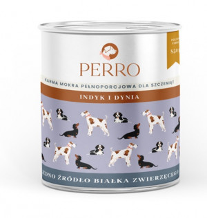 PERRO Junior Turkey and pumpkin - nassfutter für Hunde - 850g