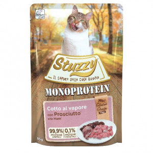 STUZZY Monoprotein Ham - nassfutter für Katzen – 85 g