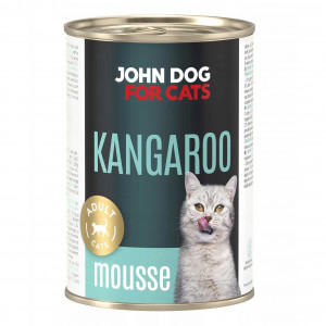 JOHN DOG For cats Kangaroo Mousse - nassfutter für Katzen - 400g
