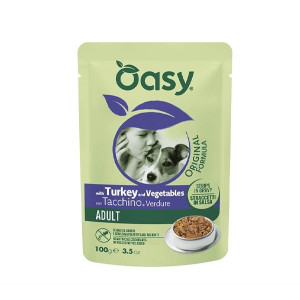 OASY Strips in Gravy Adult with Turkey and vegetables - Nassfutter für Hunde - 100g