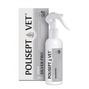 JM SANTE Polisept Vet Spray Silver Pro - wundlösung für hunde und katzen – 200 ml