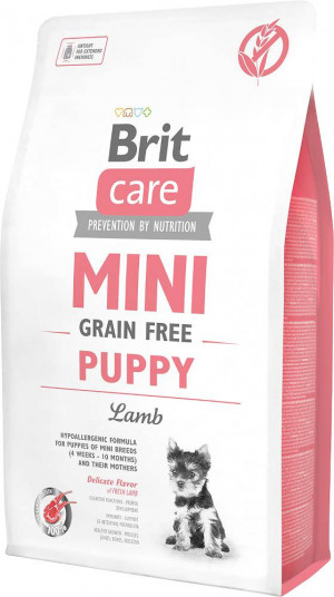 BRIT Care Mini Grain-Free Puppy Lamb - Trockenfutter für Hunde - 7 kg