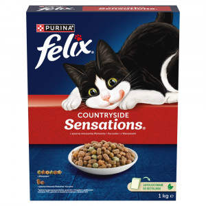PURINA Felix Countryside Sensations - trockenfutter für Katzen - 1kg