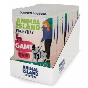 ANIMAL ISLAND Everyday Game - Nassfutter für Hunde - 10x150g