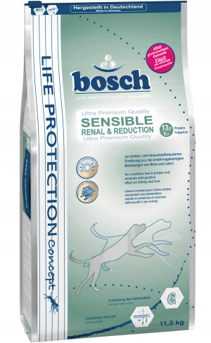BOSCH LPC Sensible Renal Reduction Niedrigprotein - Trockenfutter für Hunde - 11,5 kg