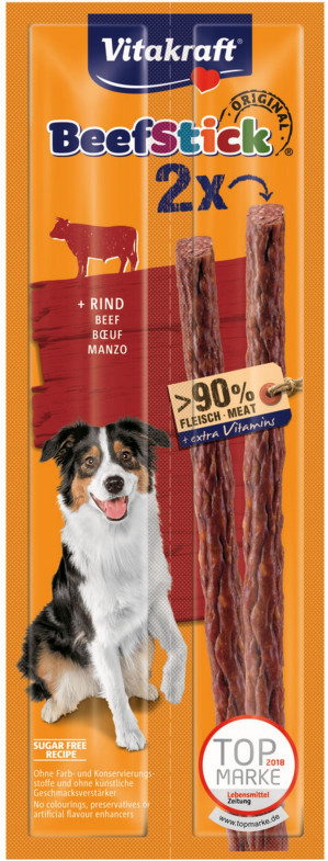 VITAKRAFT Beef Stick Beef - leckerli für hunde - 2 x 12g