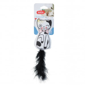 ZOLUX Chatouille Cat with feathers and catnip - spielzeug für katzen - 13cm