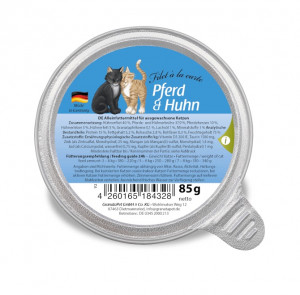 GRANATAPET Filet á la carte Horse with chicken - nassfutter für Katzen - 85g